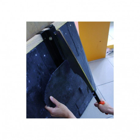 EDMA PRO MAT-COUP 210 slate guillotine – 210mm cutting capacity, cuts up to 7mm thick slate, mountin