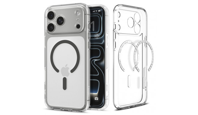 Spigen kaitseümbris Ultra Hybrid Magsafe Apple iPhone 17 Pro Max, clear/graphite