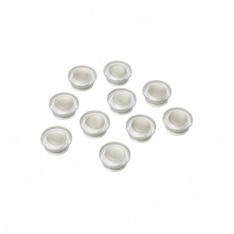 Tahvlimagnet 30mm NOBO, tugev läbipaistev 10tk kompl. Rare Earth Magnets