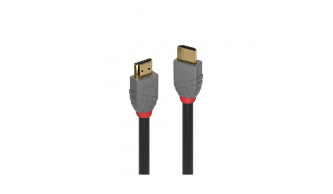 Kaabel HDMI-HDMI Lindy 3m Anthra Line UHD 4K 4096x2160@60Hz 3D (HDMI2.0 standard) 24K kullatud pisti