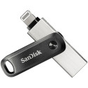 SanDisk iXpand Flash Drive Go 128GB - USB3.0 + Lightning - for iPhone and iPad