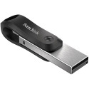 SanDisk iXpand Flash Drive Go 128GB - USB3.0 + Lightning - for iPhone and iPad