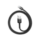Baseus cable Cafule USB - USB-C 0,5 m 3A gray-black