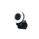 Razer RZ19-02320100-R3M1 Kiyo Webcam, Gaming Camera for Streaming, 4 MP, Full HD 1080p, USB, Black