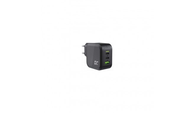 Green cell Green Cell GC PowerGaN 65W USB-C PD Charger for laptops, MacBook, Tablets, and Smartphone
