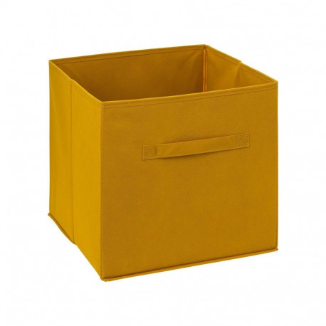 STORAGE BOX31X31 MUSTARD