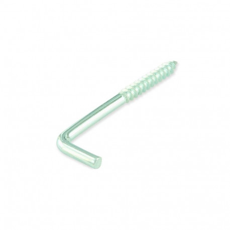SCREW HOOK 20X2,0X7X10 ZINC PLAT/10PCS