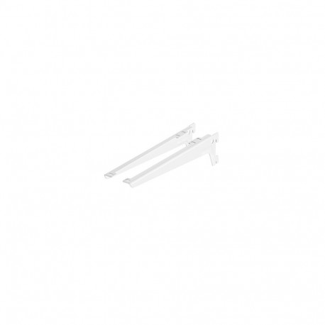 BRACKET ANGLE 1 PAIR 230 MM WHITE