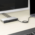 Alogic 14-in-1 USB-C PD DV4 Quad Display Docking Station Space Gr