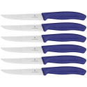 Victorinox Swiss Classic steak knife 6 pcs. blue
