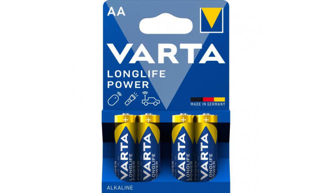 1x4 Varta Longlife Power Mignon AA LR06
