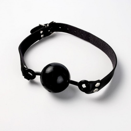 Silikoonist palliga suuklomp, must