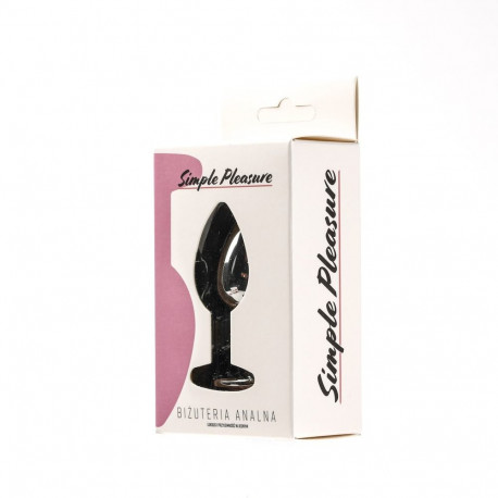 Anaaltapp S terasest heleroosa kristalliga, hõbedane