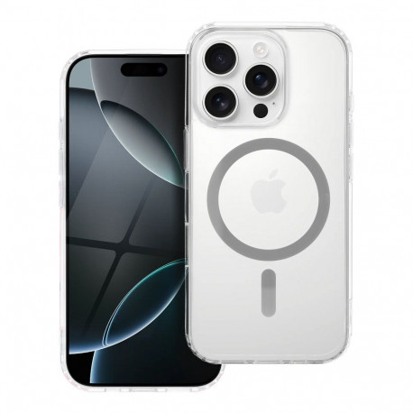 Case for iPhone 17 AIR Drop Glue Colorful Ring Mag Cover compatible with MagSafe gray