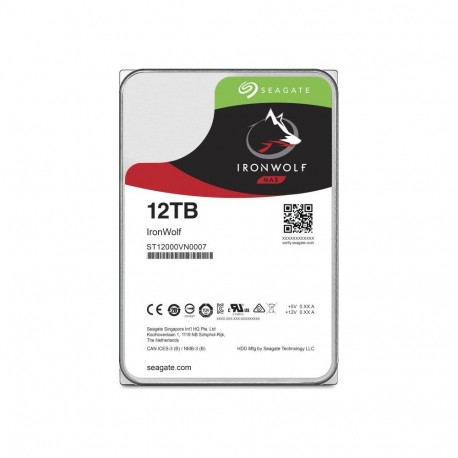 Seagate Ironwolf 12 TB, HDD (SATA 6 Gb / s, 3.5 ")