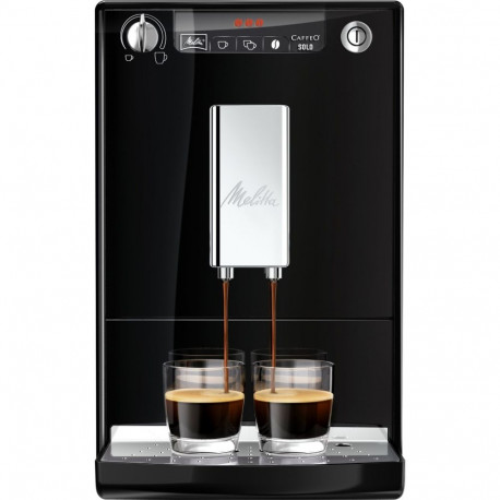 Caffeo Solo E950-201, must (läikiv)/hõbe