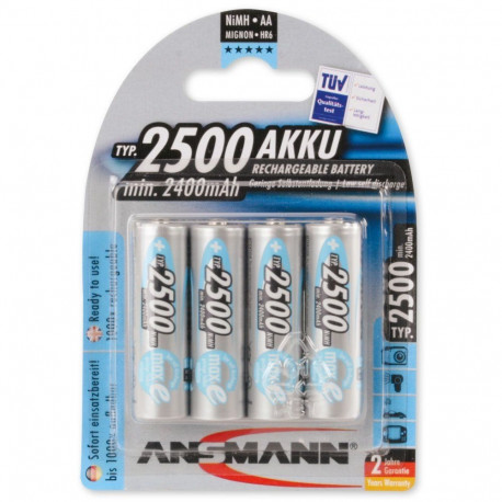 maxE aku 2500mAh NiMh, hõbe