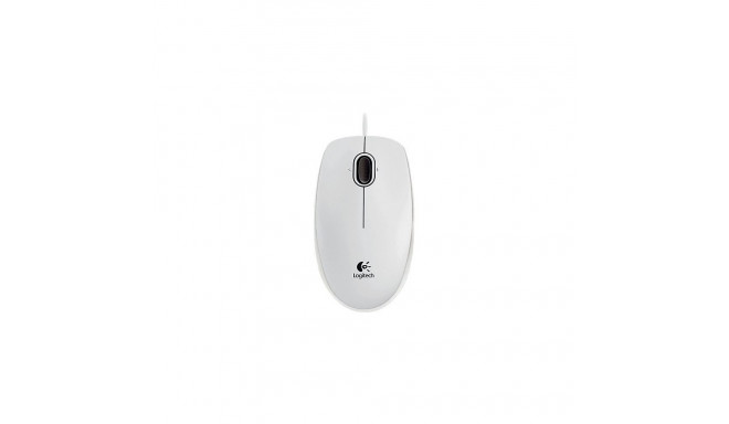 Logitech B100 Opt Optical Mouse white