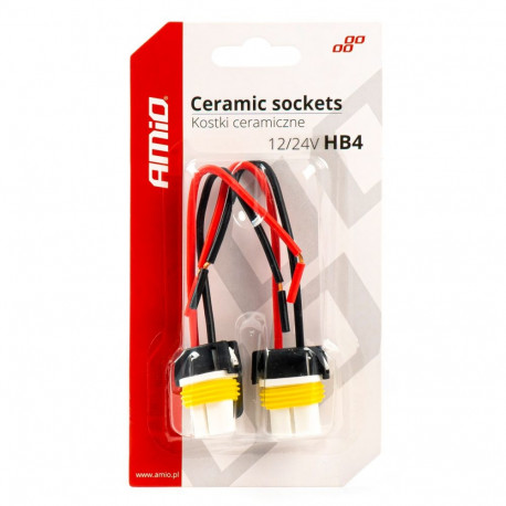 Pirnipesa 2tk,12/24V, sokkel HB4 9006, juhe 15cm