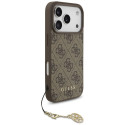 Guess 4G Charms Collection MagSafe case for iPhone 17 Pro - brown