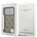 Guess 4G Charms Collection MagSafe case for iPhone 17 Pro - brown