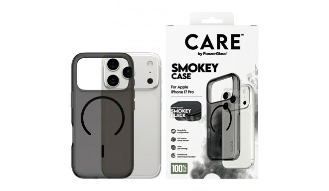 CARE by PanzerGlass Flagship Urban Explorer Case w. Black MagSafe for iPhone 17 Pro - Black