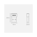 Baseus BA04 mini Bluetooth 5.0 USB adapter receiver transmitter for computer black (ZJBA000001)