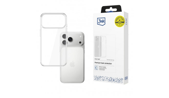 3mk Armor Case for Apple iPhone 17 Pro Max - Transparent