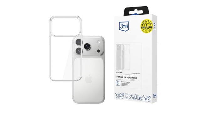 3mk Armor Case for Apple iPhone 17 Pro - Transparent