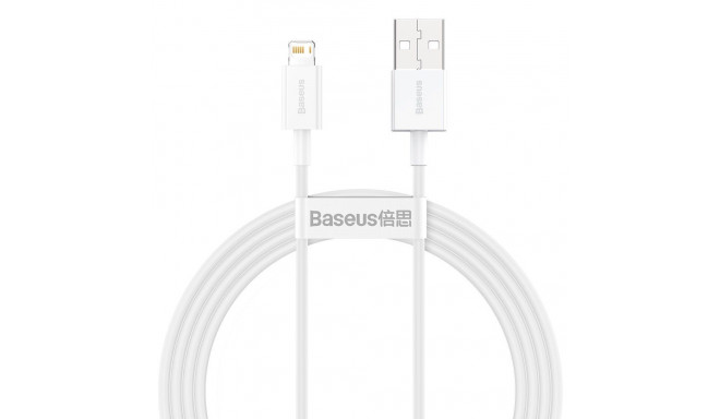 Baseus Superior USB - Lightning cable 2.4A 1.5 m White (CALYS-B02)