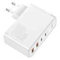 Baseus GaN2 Pro fast charger 100W USB / USB Type C Quick Charge 4+ Power Delivery white (CCGAN2P-L02 Baseus GaN2 Pro fast charger 100W USB / USB Type C Quick Charge 4+ Power Delivery white (CCGAN2P-L02