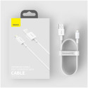 Baseus Superior USB - Lightning cable 2.4A 1.5 m White (CALYS-B02) Baseus Superior USB - Lightning cable 2.4A 1.5 m White (CALYS-B02)