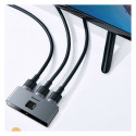 Baseus bidirectional switch splitter switcher HDMI - 2x HDMI 4K / 30 Hz gray (CAHUB-BC0G)