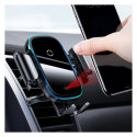 Baseus Automatic Electric Car Holder Qi Wireless Charger 15W Black (WXHW03-01)