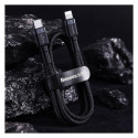 Baseus CATLKLF-G1 Lightning - USB-C PD QC cable 18W 480Mb/s 1m - black and gray