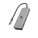 ICY BOX IB-DK4012-CPD Wired USB 3.2 Gen 1 (3.1 Gen 1) Type-C Anthracite, Black