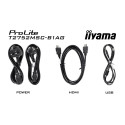iiyama ProLite 27-tolline optiliselt liimitud PCAP 10-punkti puuteekraaniga monitor IPS-paneeli tehn