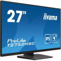 iiyama ProLite 27” Optical Bonded PCAP 10pt touchscreen monitor with IPS panel technology, edge-to-e