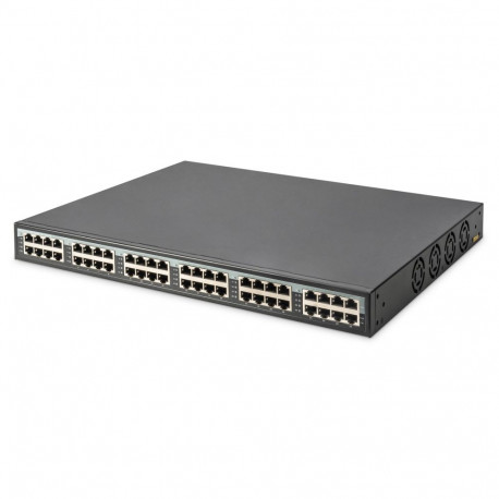 Digitus 24-portine 10G Ethernet PoE+ injektor, 802.3at, 370 W