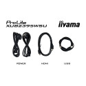 iiyama ProLite 22.5” 1920 x 1200 IPS-paneeliga monitor kõrguse reguleerimisega jalaga