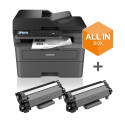 Brother MFC-L2827DWXL multifunktsionaalne laserprinter A4 1200 x 1200 DPI 32 lk/min Wi-Fi