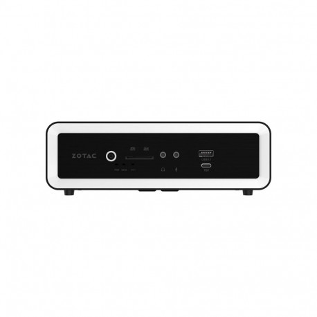Zotac ZBOX CI629 NANO 1.8L suuruses PC must, valge i3-1315U Intel SoC 1.2 GHz