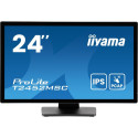 iiyama ProLite 23.8” PCAP 10pt puuteekraaniga monitor IPS-paneeliga, servast servani klaasdisainiga 