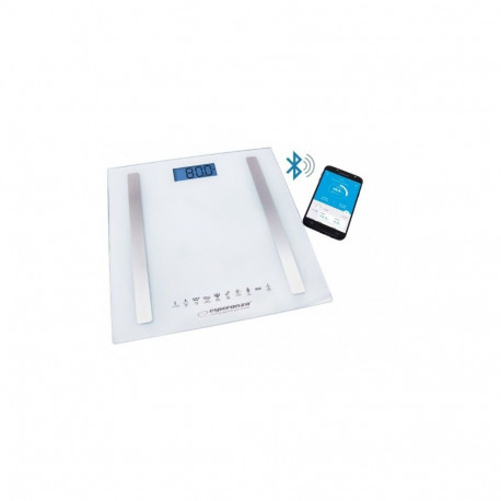 Esperanza EBS016W personal scale Square White Electronic personal scale