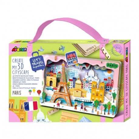 3D pusle loo linnamaastik – Pariis