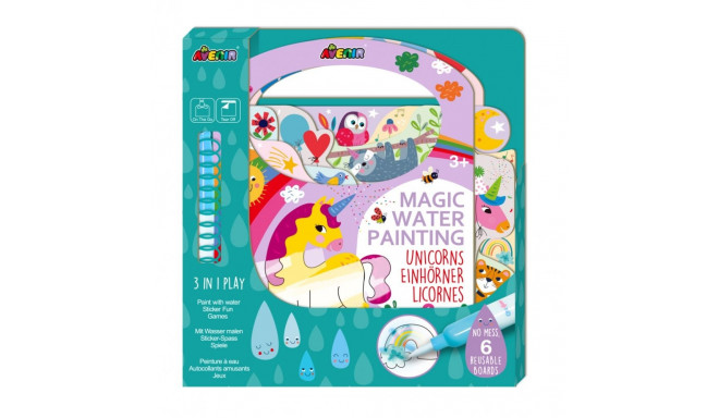 Magiczny obraz wodny - jednorożce