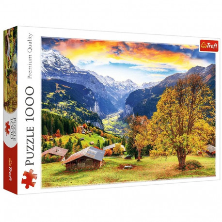 Puzzle - 1000 - maaliline alpiküla - Trefl 10775