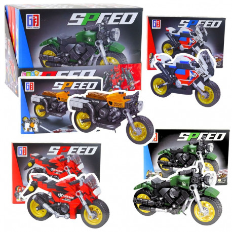 konstruktor mootorratas robot 2-ühes 217-222 osa mix