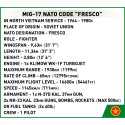 Klocki historicall collection Vietnami sõda MiG17 NATO kood Fresco