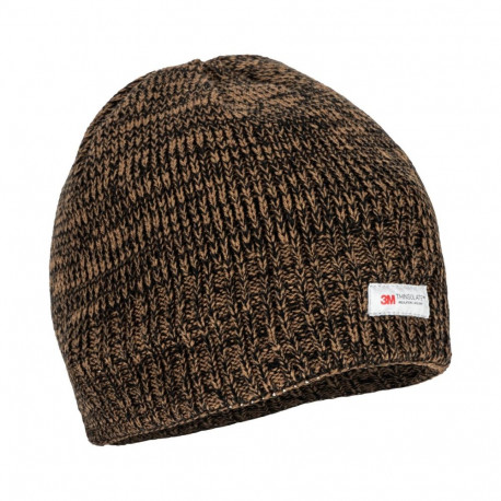 Czapka akrylowa z ociepliną thinsulate brązowa melange,lahti